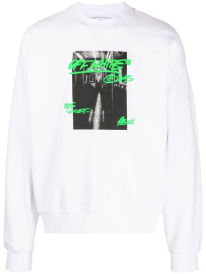 

Metro Type Skate crew-neck sweatshirt, Off-White Metro Type Skate crew-neck sweatshirt
