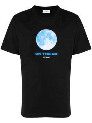 

On The Go Moon cotton T-shirt, Off-White On The Go Moon cotton T-shirt