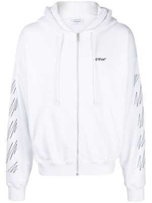 

Stitch Diag zip-up hoodie, Off-White Stitch Diag zip-up hoodie
