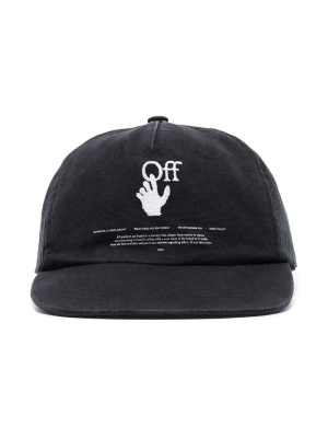 

Hands-Off logo baseball cap, Off-White Hands-Off logo baseball cap