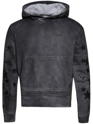 

Star-patch cotton hoodie, AMIRI Star-patch cotton hoodie