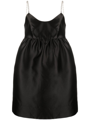 

Satin empire-line minidress, SANDRO Satin empire-line minidress