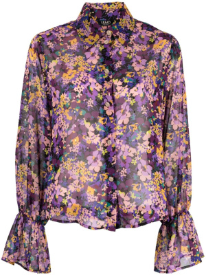 

Floral-print long-sleeve shirt, LIU JO Floral-print long-sleeve shirt