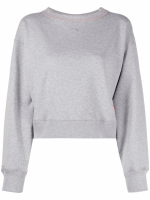

Logo-embroidered sweatshirt, Victoria Beckham Logo-embroidered sweatshirt