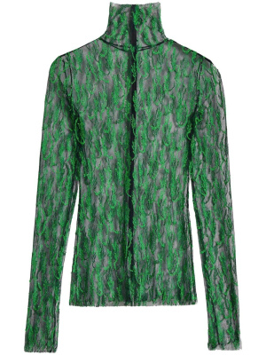

Embroidered sheer blouse, Victoria Beckham Embroidered sheer blouse