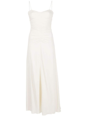 

Ruched flared maxi dress, Forte Forte Ruched flared maxi dress