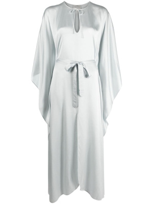 

Tied-waist silk maxi dress, Forte Forte Tied-waist silk maxi dress