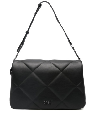 

Logo-plaque quilted shoulder bag, Calvin Klein Logo-plaque quilted shoulder bag