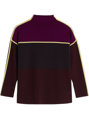 

Mock-neck colour-block jumper, Victoria Victoria Beckham Mock-neck colour-block jumper