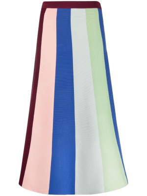 

Striped knitted skirt, Victoria Victoria Beckham Striped knitted skirt