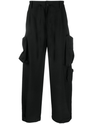 

Wide-leg cotton cargo trousers, Y-3 Wide-leg cotton cargo trousers