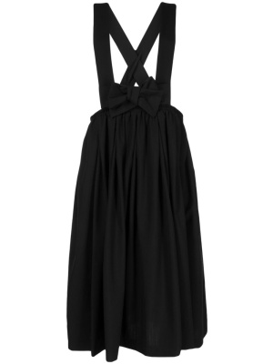 

Bow-detailing wool dress, Comme Des Garçons Girl Bow-detailing wool dress