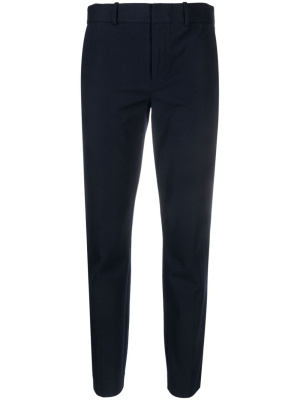 

Logo-patch pressed-crease slim-fit trousers, Lauren Ralph Lauren Logo-patch pressed-crease slim-fit trousers