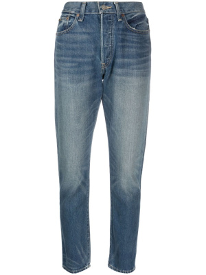 

Whiskering-effect high-rise skinny jeans, Lauren Ralph Lauren Whiskering-effect high-rise skinny jeans