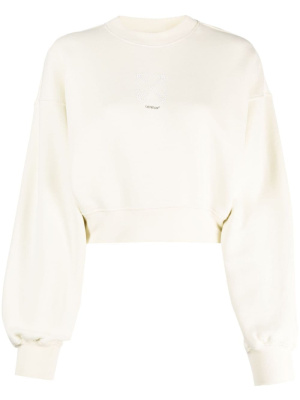 

Logo-print cotton sweatshirt, Off-White Logo-print cotton sweatshirt