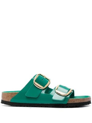 

Arizona logo-debossed leather sandals, Birkenstock Arizona logo-debossed leather sandals