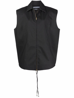

Le gilet Biella zip-fastening jacket, Jacquemus Le gilet Biella zip-fastening jacket