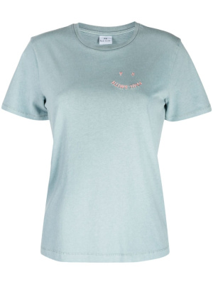 

Logo-embroidered cotton T-shirt, PS Paul Smith Logo-embroidered cotton T-shirt