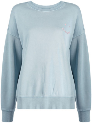 

Logo-embroidered organic-cotton sweatshirt, PS Paul Smith Logo-embroidered organic-cotton sweatshirt