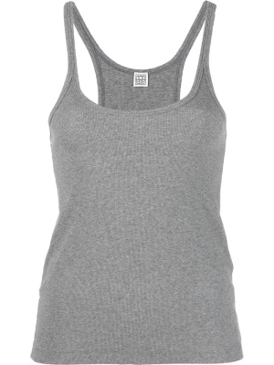 

Scoop-neck ribbed tank top, TOTEME Scoop-neck ribbed tank top