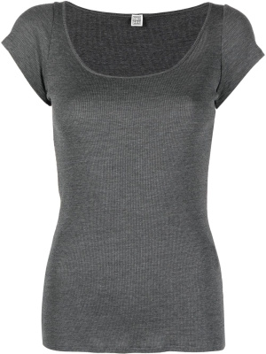 

Ribbed cap-sleeve T-shirt, TOTEME Ribbed cap-sleeve T-shirt