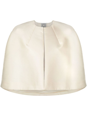 

Satin-weave cape, TOTEME Satin-weave cape