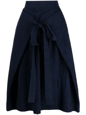 

George layered-design skirt, YMC George layered-design skirt