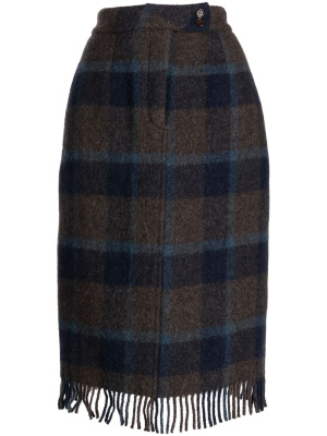 

Alina wool high-waisted skirt, YMC Alina wool high-waisted skirt