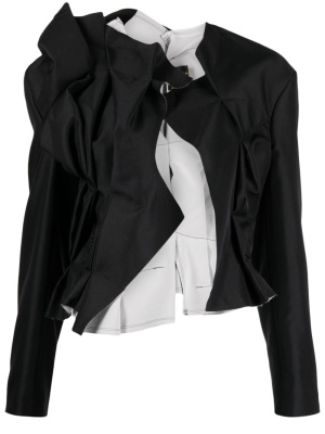 

Asymmetric layered-detail jacket, Comme Des Garçons Asymmetric layered-detail jacket