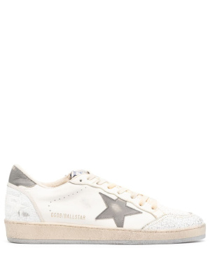 

Logo-patch leather sneakers, Golden Goose Logo-patch leather sneakers