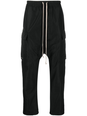 

Patch-pocket drop-crotch trousers, Rick Owens Patch-pocket drop-crotch trousers