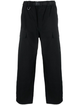 

Belted-waist wide-leg trousers, Y-3 Belted-waist wide-leg trousers