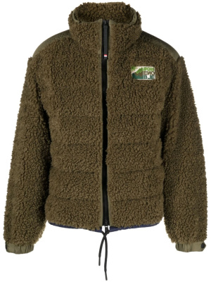 

Fleece-texture padded jacket, Moncler Grenoble Fleece-texture padded jacket