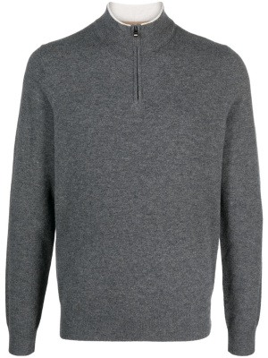 

Zipped virgin wool jumper, BOSS Zipped virgin wool jumper