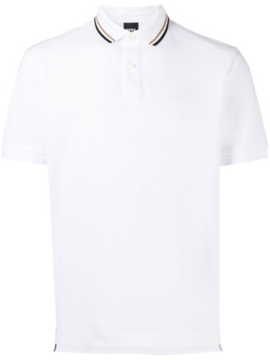 

Embossed-logo cotton polo shirt, BOSS Embossed-logo cotton polo shirt