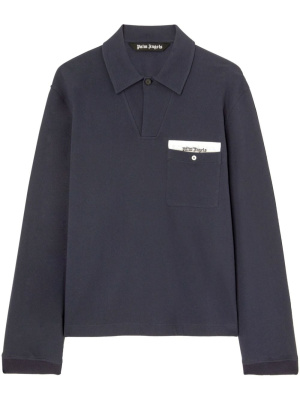 

Sartorial Tape long-sleeved polo shirt, Palm Angels Sartorial Tape long-sleeved polo shirt