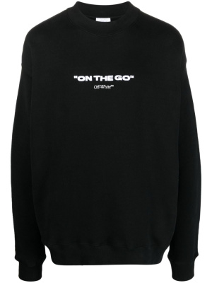 

On The Go cotton sweatshirt, Off-White On The Go cotton sweatshirt