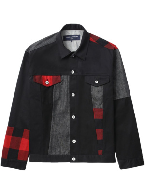 

Plaid-check cotton shirt jacket, Comme Des Garçons Homme Plaid-check cotton shirt jacket