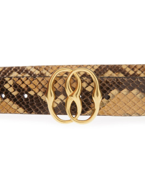 

Snakeskin-effect logo-buckle belt, Bally Snakeskin-effect logo-buckle belt