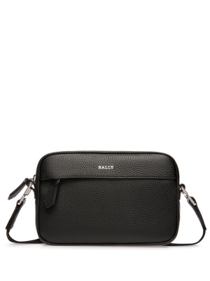 

Hal logo-debossed leather crossbody bag, Bally Hal logo-debossed leather crossbody bag