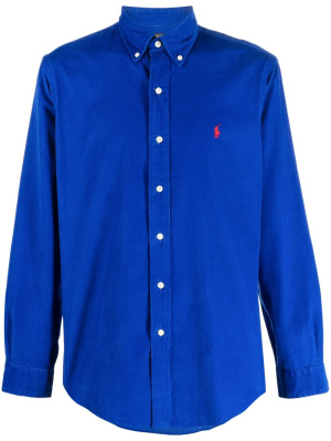 

Polo Pony-embroidered corduroy shirt, Polo Ralph Lauren Polo Pony-embroidered corduroy shirt