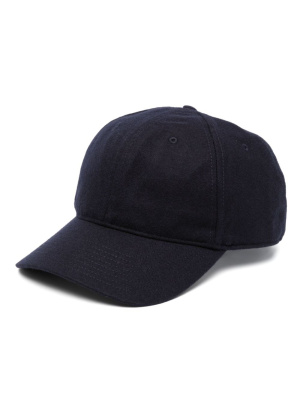 

Logo-embroidered wool flannel cap, Polo Ralph Lauren Logo-embroidered wool flannel cap