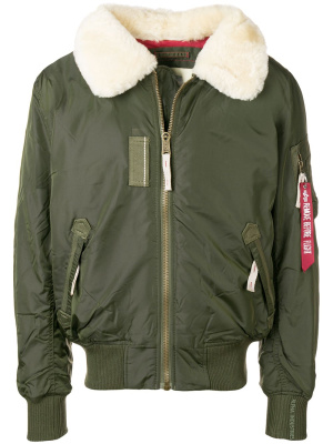 

Shearling bomber jacket, Alpha Industries Shearling bomber jacket