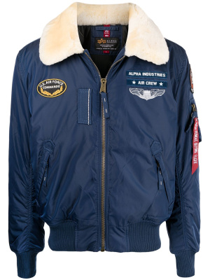 

Air Crew patch bomber jacket, Alpha Industries Air Crew patch bomber jacket