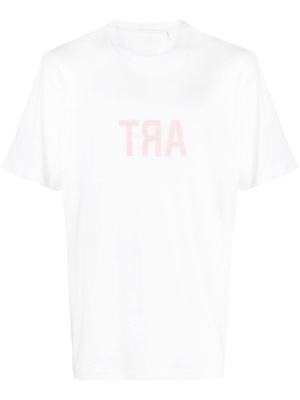 

Logo-print cotton T-shirt, Helmut Lang Logo-print cotton T-shirt
