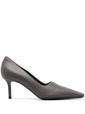 

Logo-print leather pumps, Acne Studios Logo-print leather pumps
