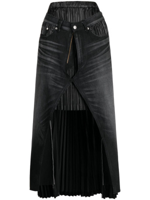 

Double-layer denim skirt, Junya Watanabe Double-layer denim skirt