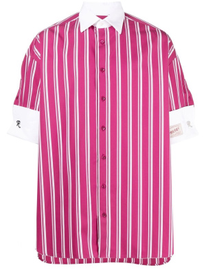 

Striped short-sleeve shirt, Raf Simons Striped short-sleeve shirt