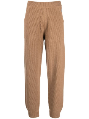 

Logo-patch chunky-knit track pants, Moncler Logo-patch chunky-knit track pants