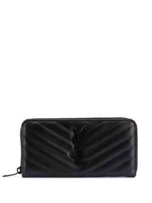 

Monogram zip-around wallet, Saint Laurent Monogram zip-around wallet